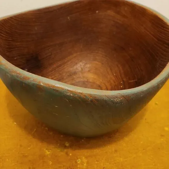 Sculptural Teak Bowl, Denmark 1960